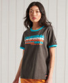 CALI SURF GRAPHIC RINGER TEE