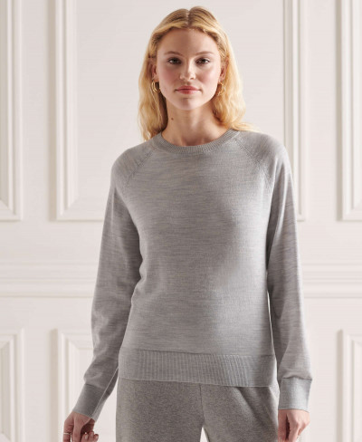 MERINO CREW - Mid Marl