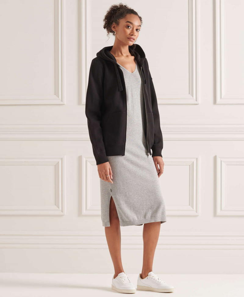 ESSENTIAL COTTON ZIP HOOD