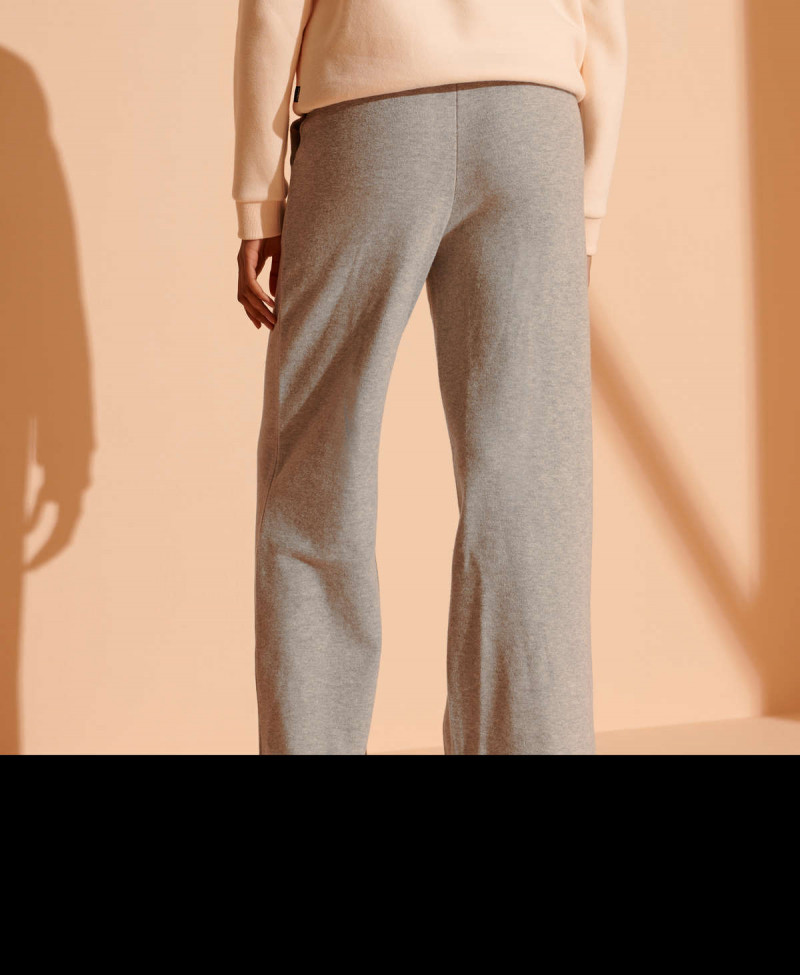 SOFT RIB WIDE LEG JOGGER