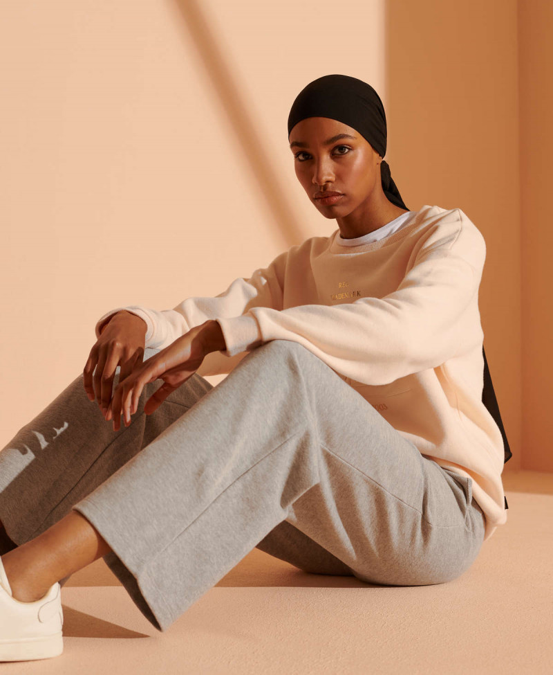 SOFT RIB WIDE LEG JOGGER