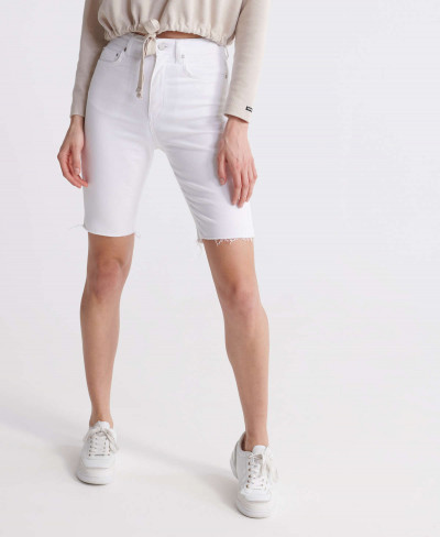 KARI LONG LINE SHORT - Denim Optic White