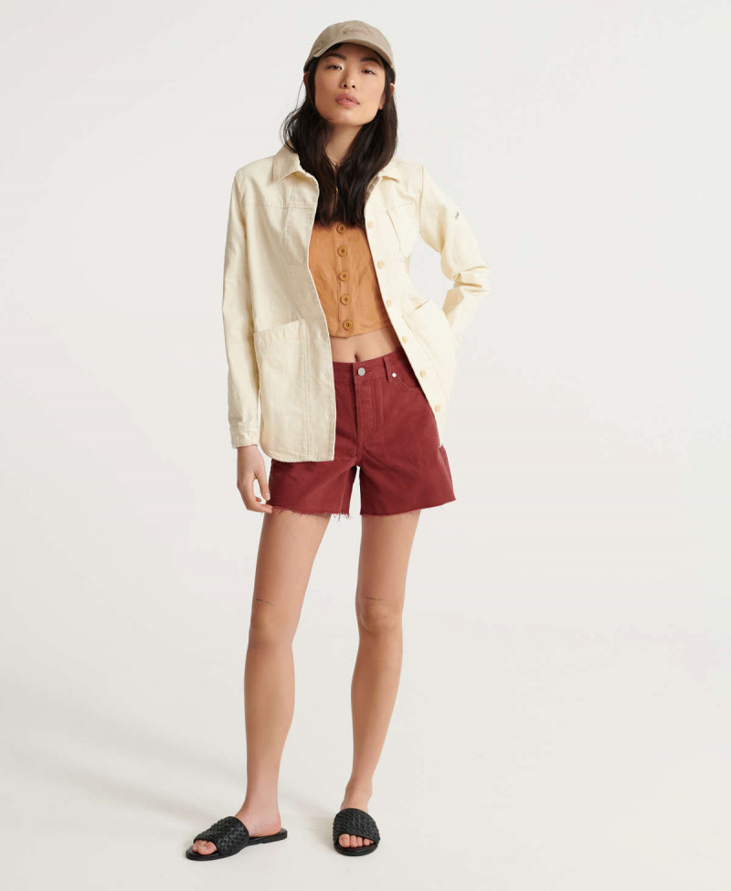 DENIM MID LENGTH SHORT