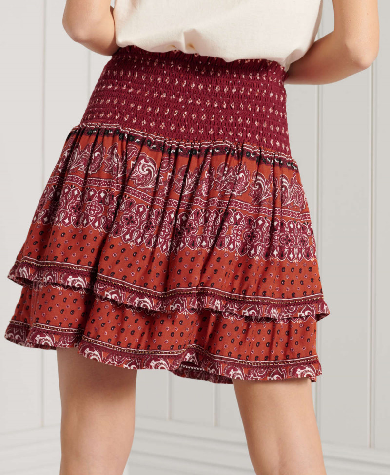 AMEERA MINI SMOCKED SKIRT