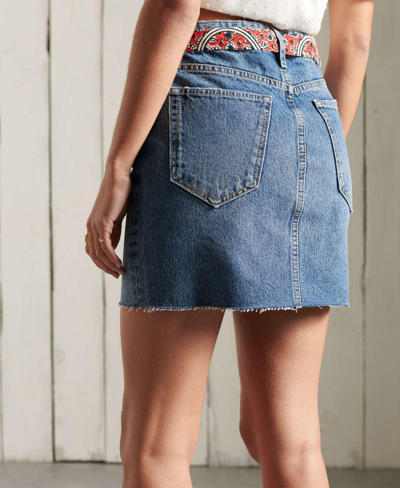 DENIM MINI SKIRT