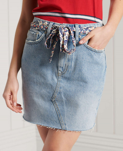 DENIM MINI SKIRT - Florence Light Vintage