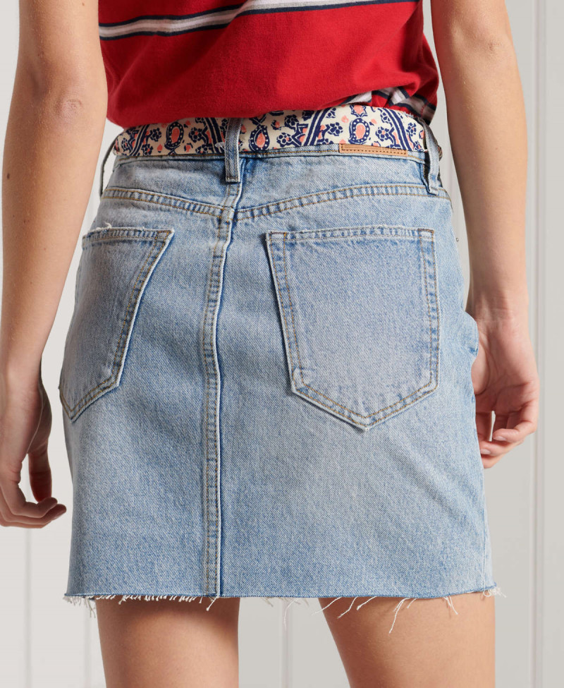 DENIM MINI SKIRT