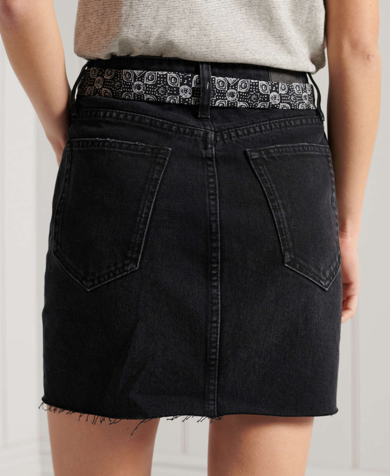 DENIM MINI SKIRT
