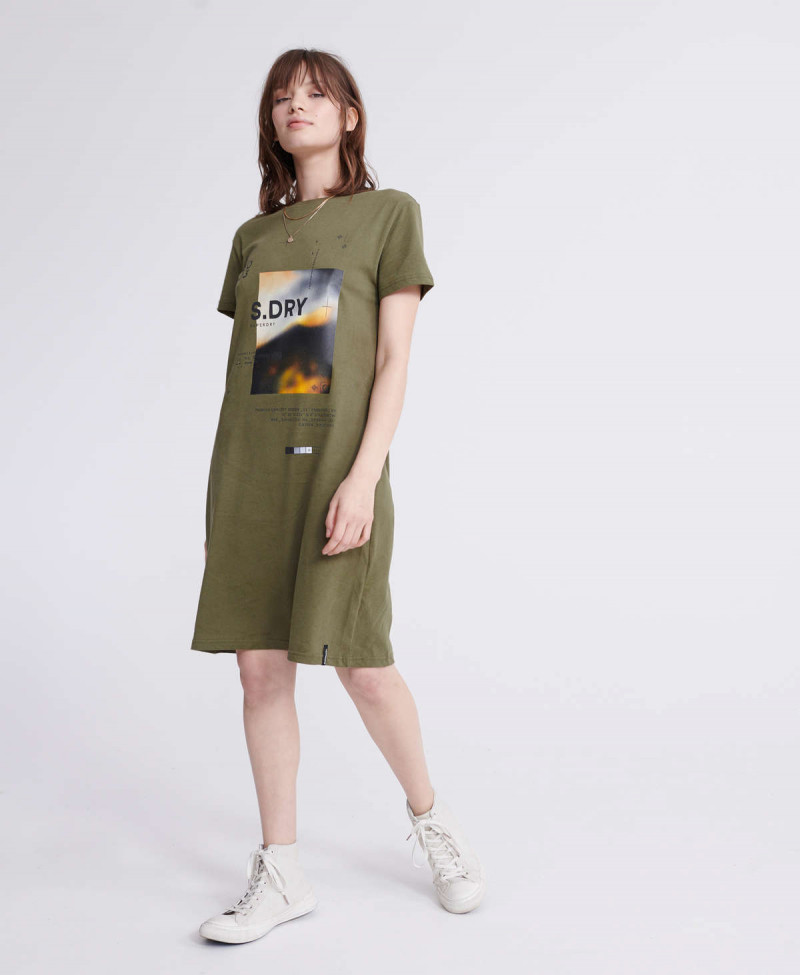 DESERT GRAPHIC T-SHIRT DRESS