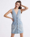 DENIM ZIPTHROUGH DRESS