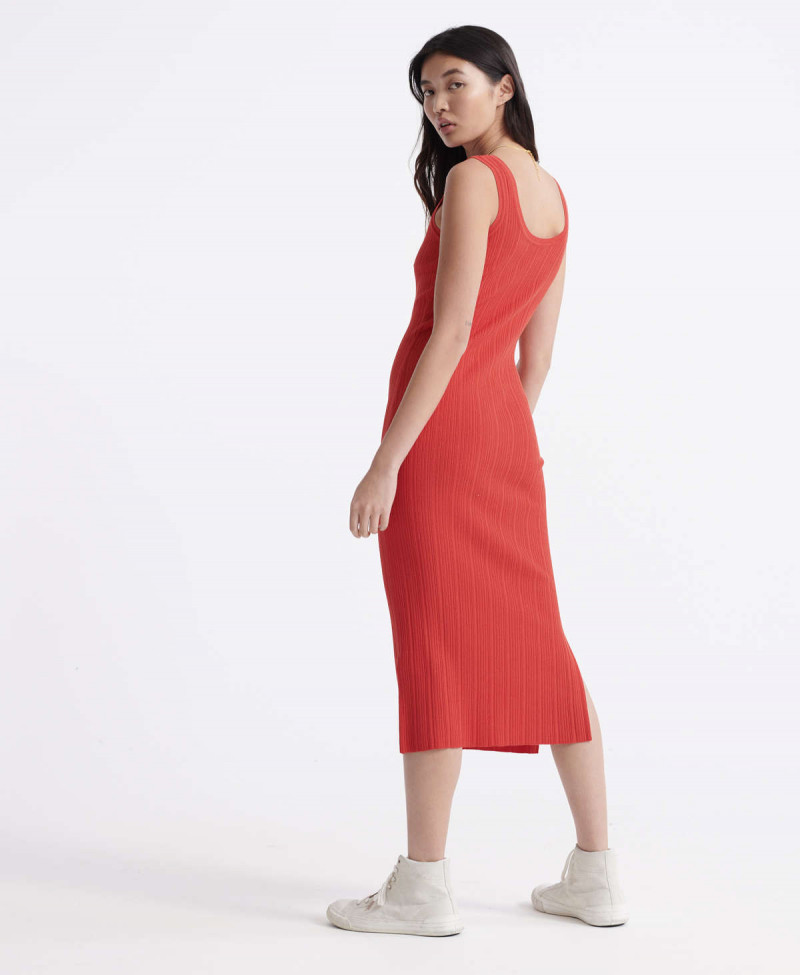 SAHARA KNIT MIDI SPLIT DRESS