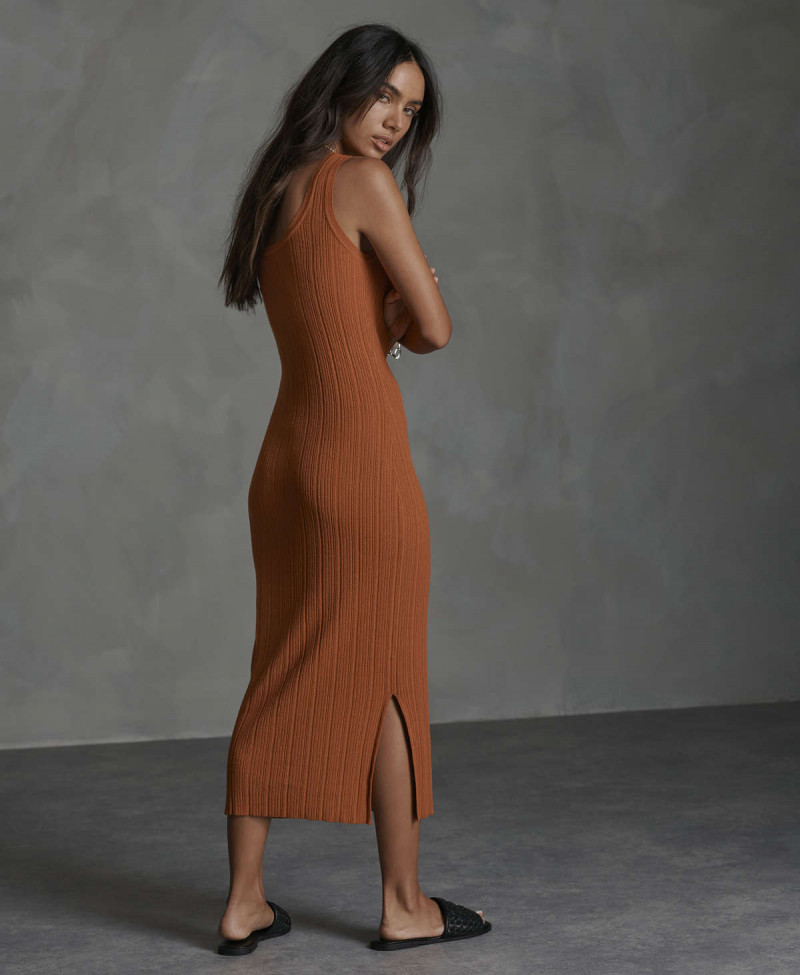 SAHARA KNIT MIDI SPLIT DRESS