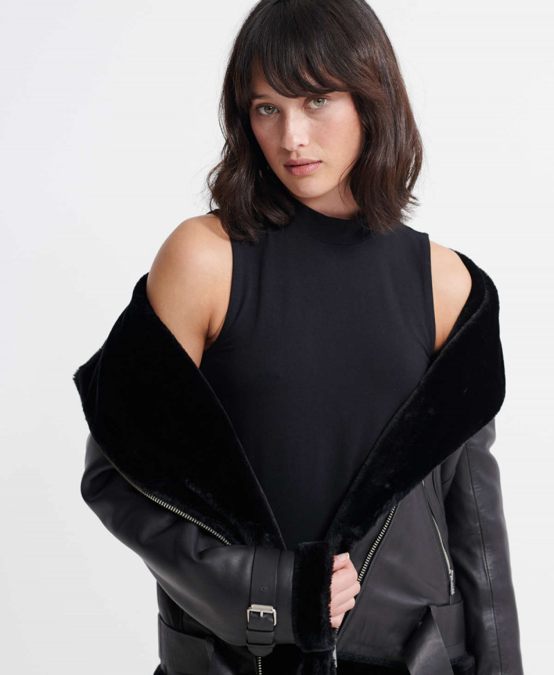 HIGH NECK BODYCON DRESS