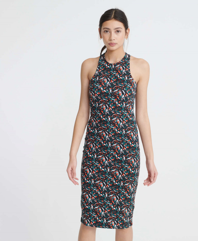 RACER MIDI DRESS