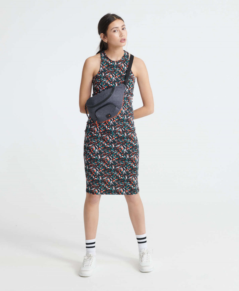 RACER MIDI DRESS