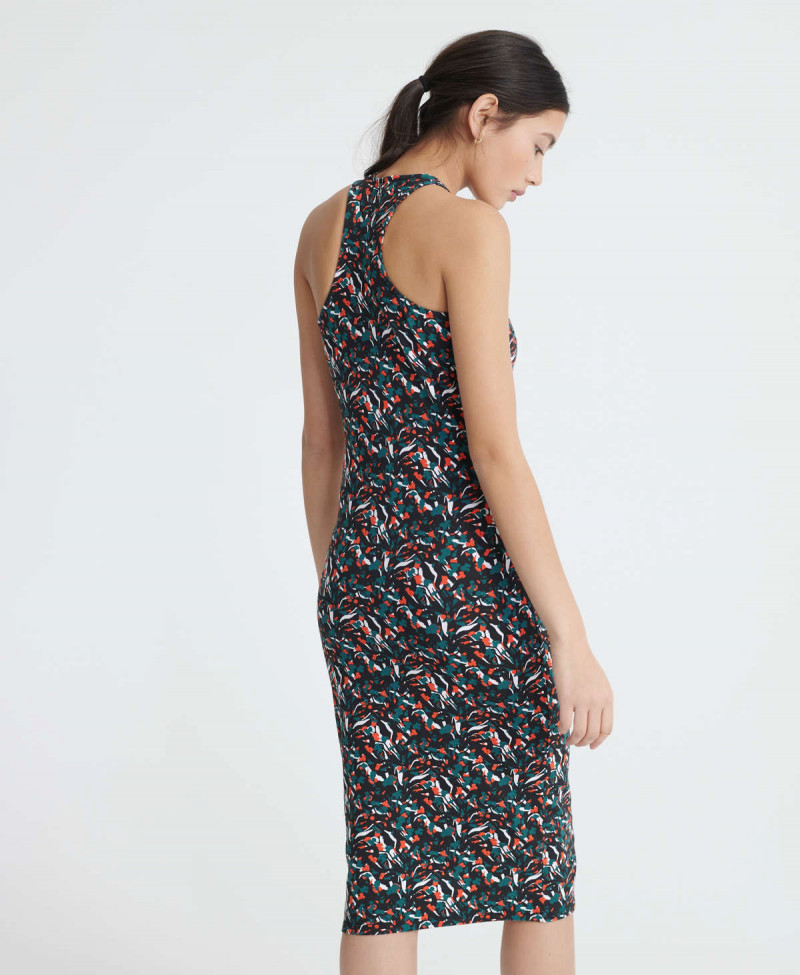 RACER MIDI DRESS