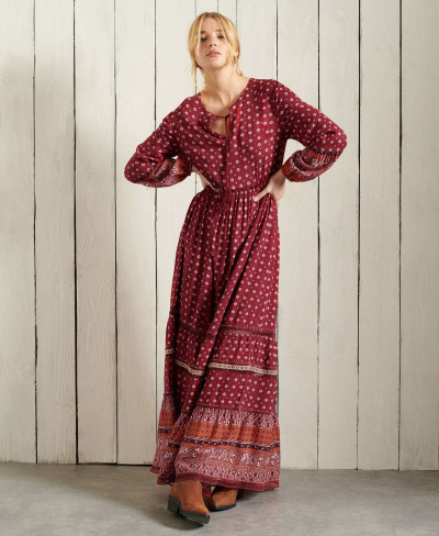 AMEERA MAXI DRESS - Rust