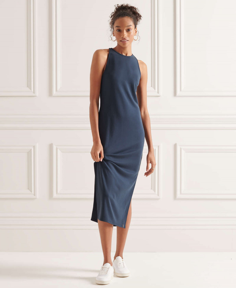 STRAP BACK MIDI DRESS