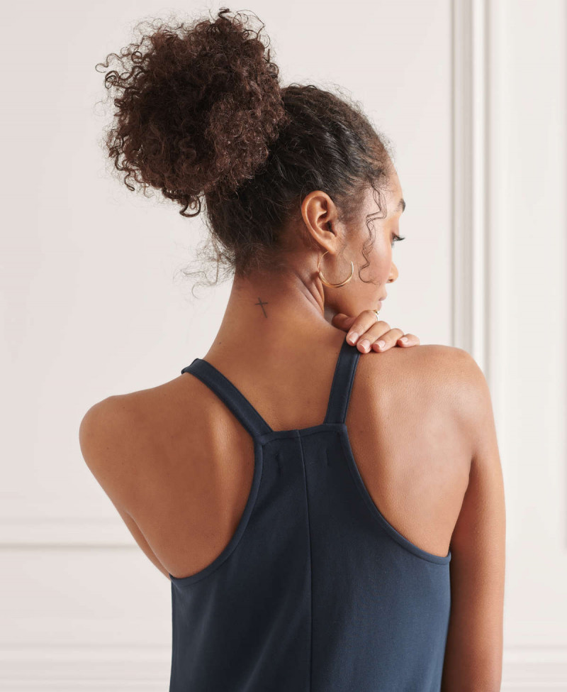 STRAP BACK MIDI DRESS