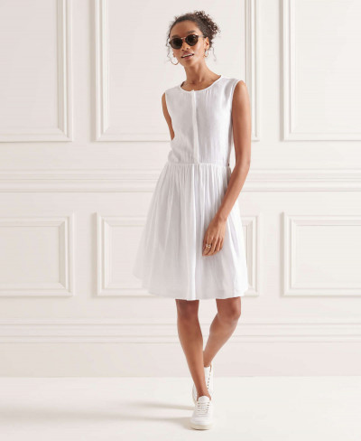 TEXTURED DAY DRESS - Optic
