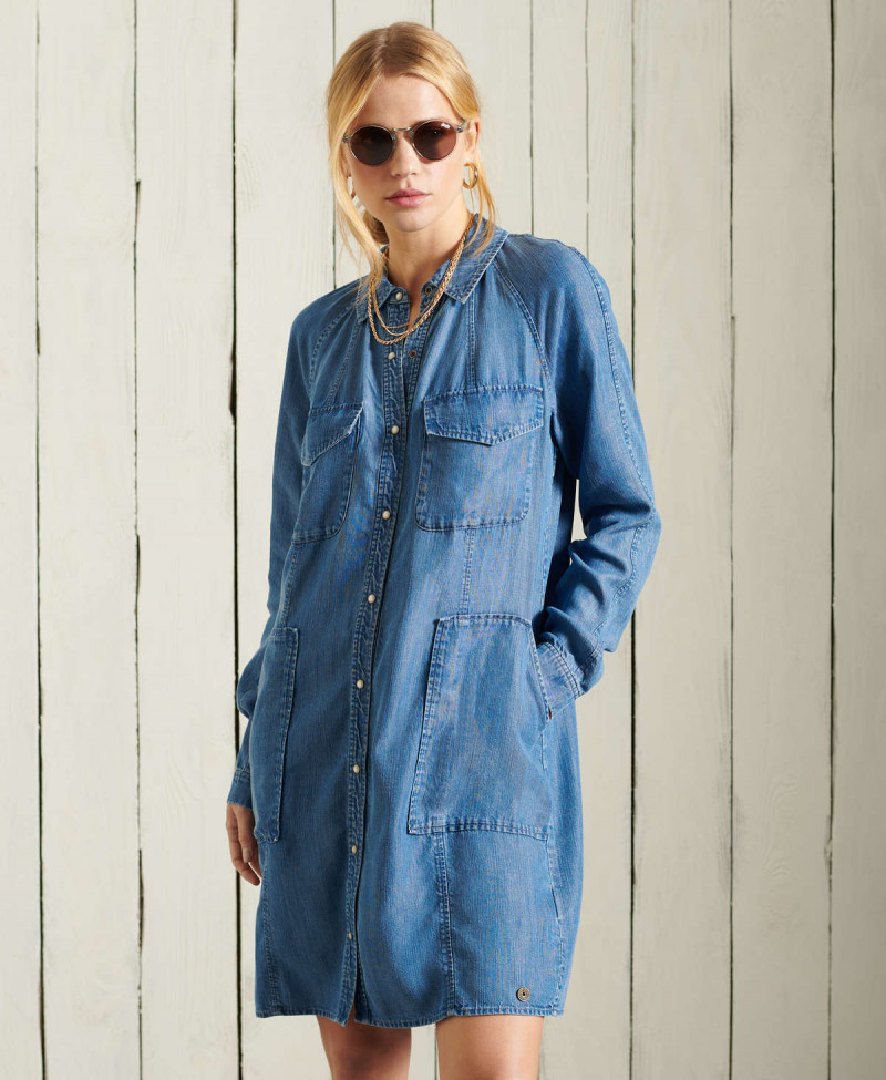 TENCEL OVERSIZED SHIRT DRESS