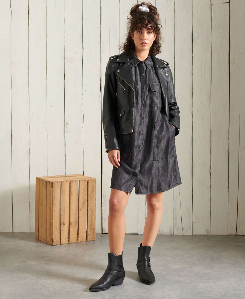 TENCEL OVERSIZED SHIRT DRESS