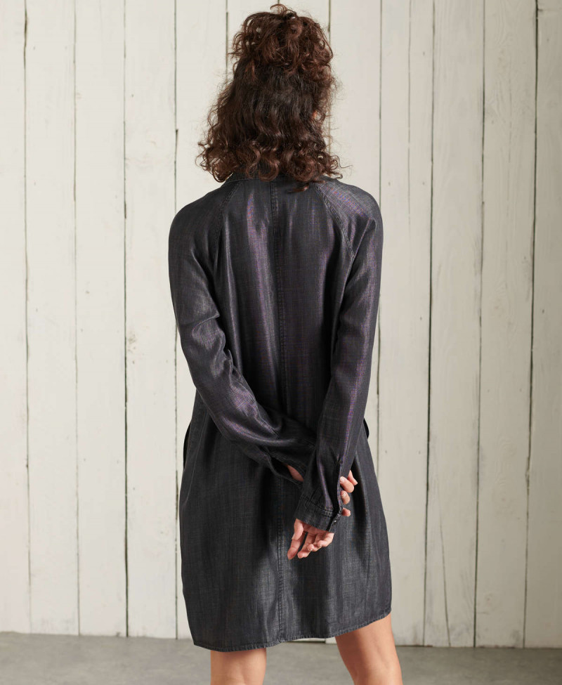 TENCEL OVERSIZED SHIRT DRESS