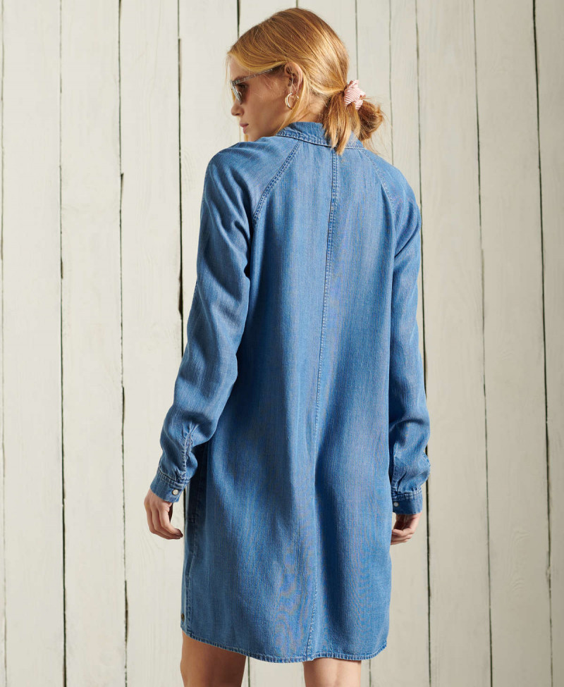 TENCEL OVERSIZED SHIRT DRESS