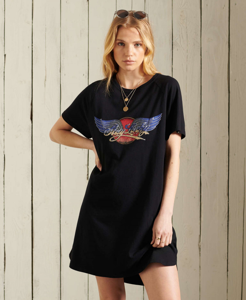 TSHIRT MIDI JERSEY DRESS