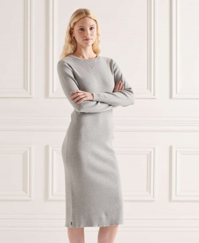 STUDIOS KNITTED DRESS - Mid Marl