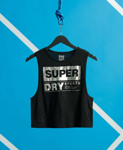 STREETSPORT CROP TANK - Black