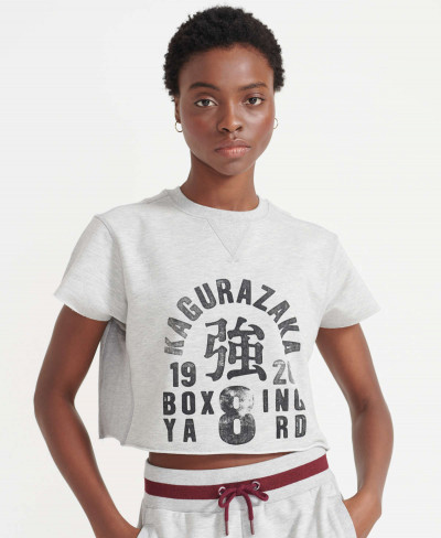 TRAINING BOXING CUT OFF SWEAT - Grey Marl