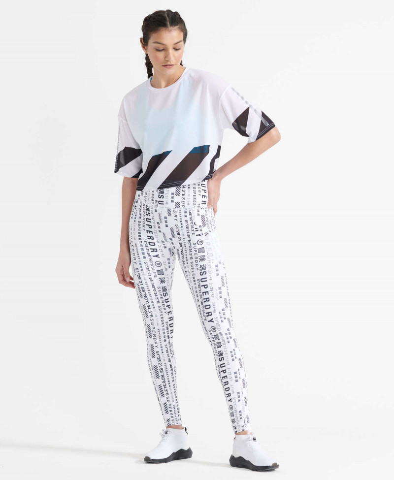 RUNNING MESH CROP TEE