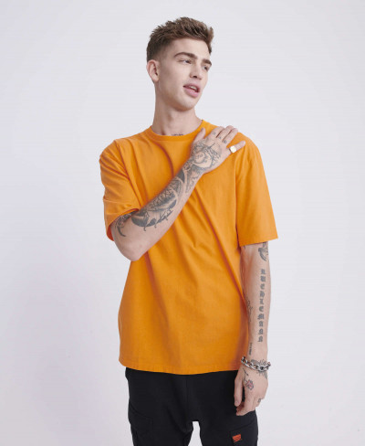 CITY NEON BRIGHT OVERSIZED TEE - Vivid Marigold