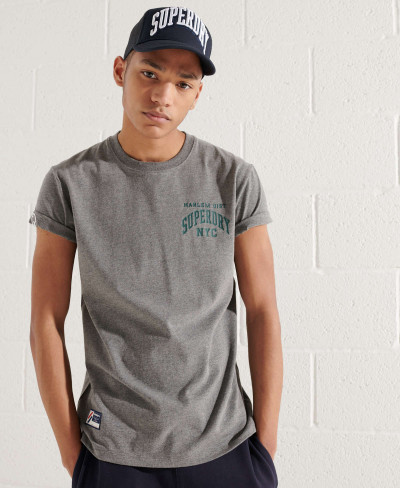 VARSITY ARCH MINI TEE - Rich Deep Burgundy