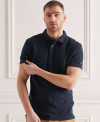 TEXTURED JERSEY POLO