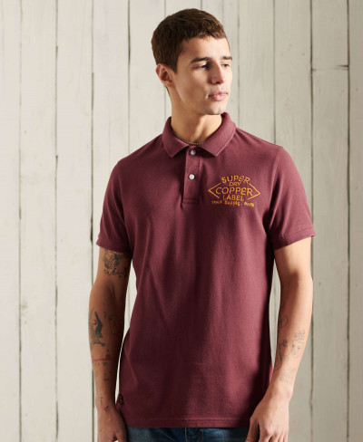 S/S SUPERSTATE POLO - Russet Brown