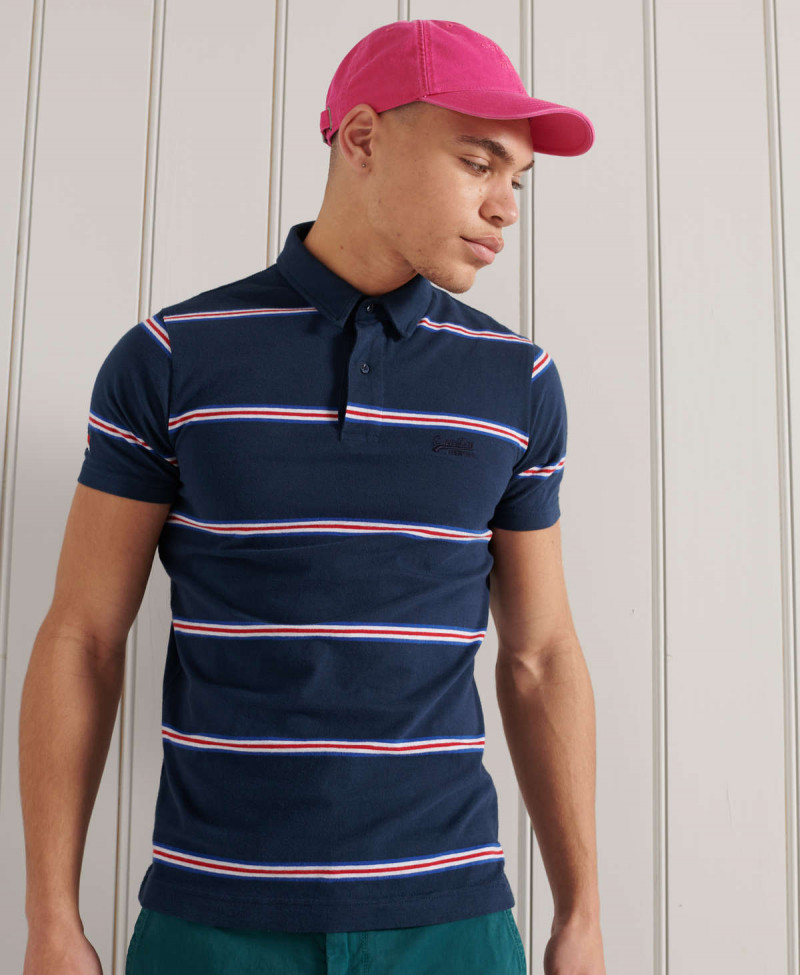ACADEMY STRIPE POLO