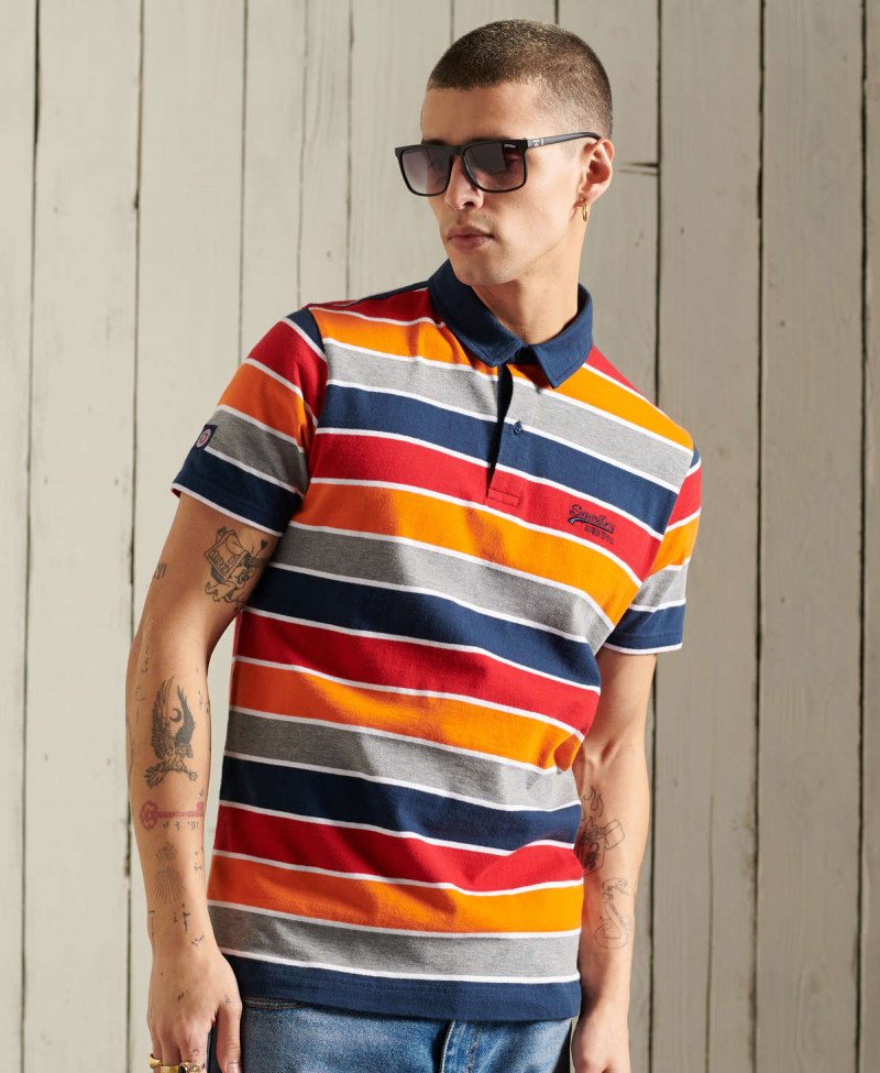 ACADEMY STRIPE POLO