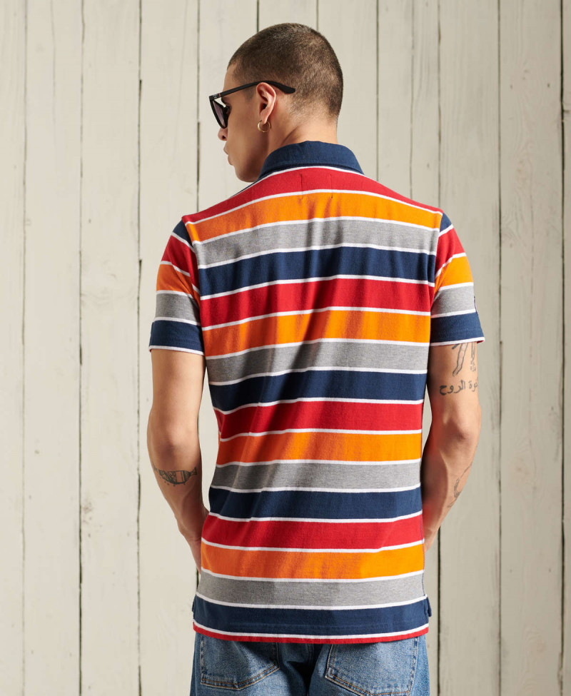 ACADEMY STRIPE POLO