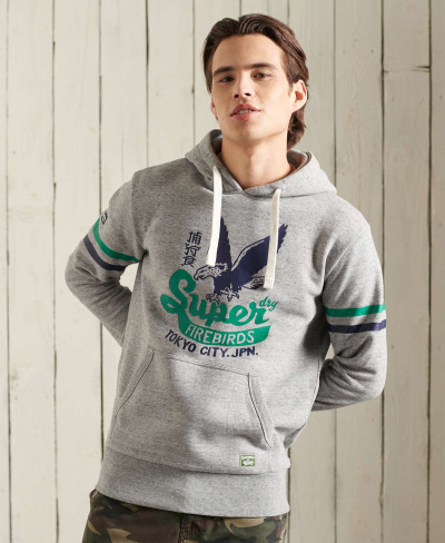 BONDED VARSITY HOOD BB - Collective Dark Grey Grit