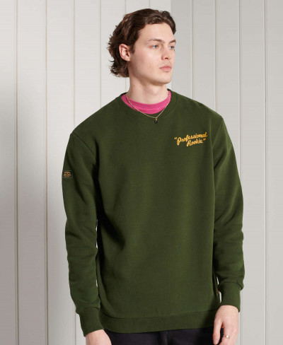 WORKWEAR CREW NECK - Rifle Green