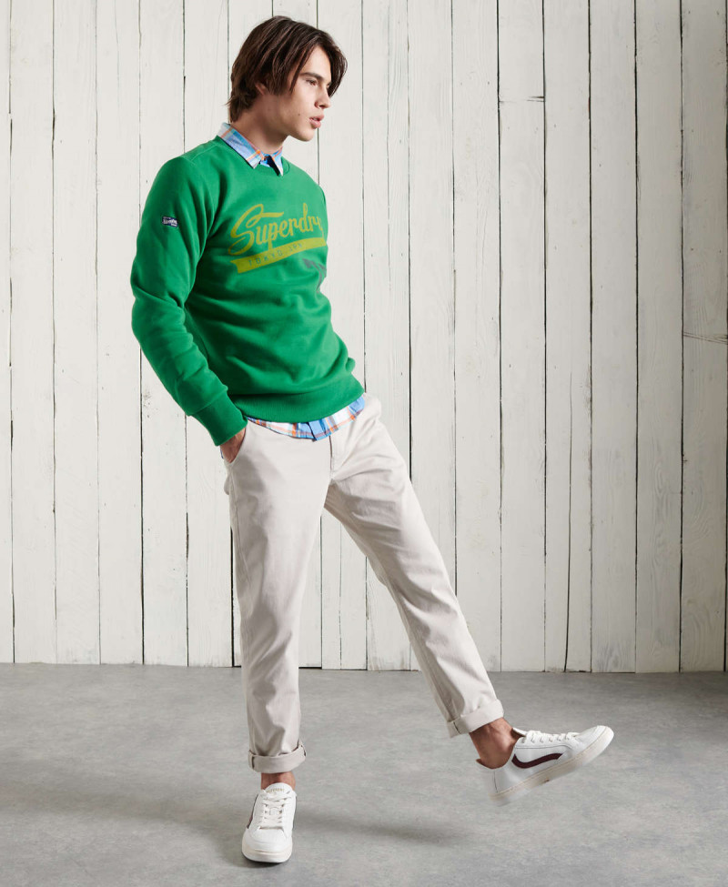 COLLEGIATE CREW NECK SWEAT