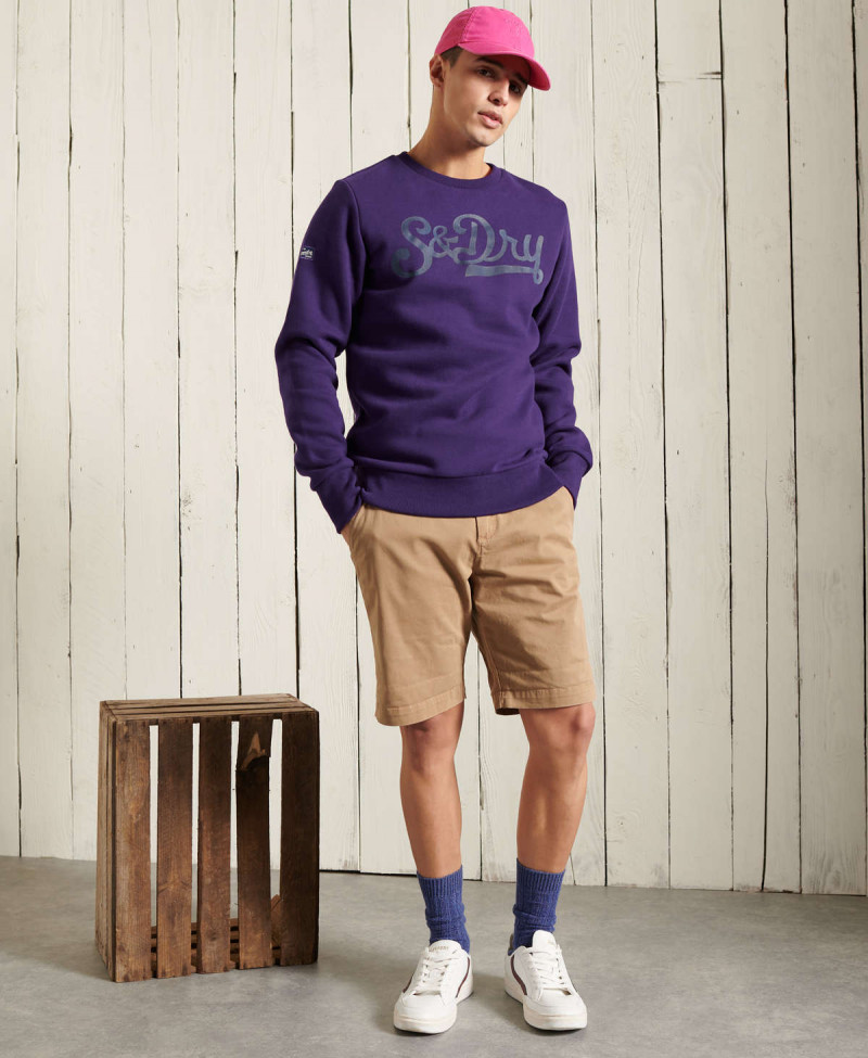 COLLEGIATE CREW NECK SWEAT