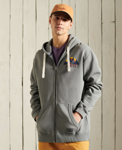 FRONTIER GRAPHIC ZIP HOOD