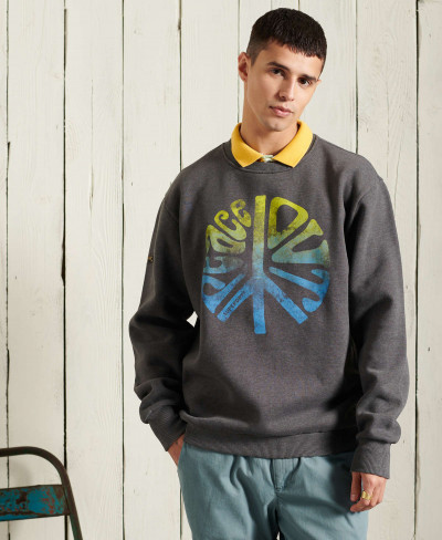 MILITARY NON BRAND CREW - Nordic Charcoal Marl