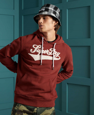 COLLEGE CHENILLE HOOD 190320 - Russet Brown