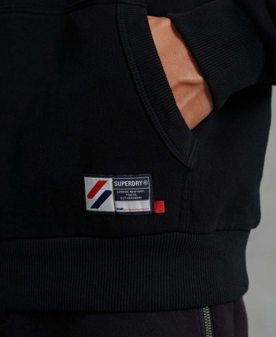 CITY COLLEGE BOX HOOD 190320 - Black