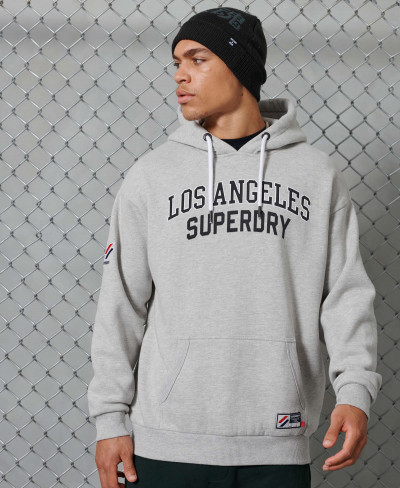 CITY COLLEGE BOX HOOD 190320 - Grey Marl