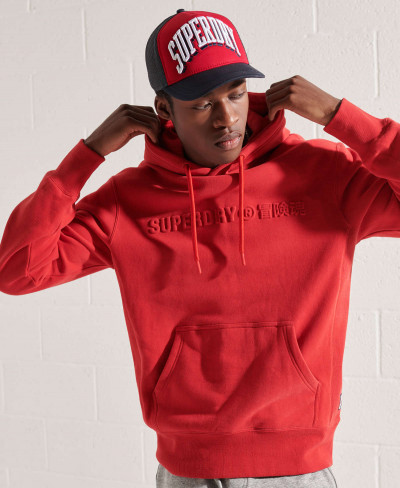 SPORTSTYLE EMBOSSED HOOD - Risk Red